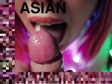 asia, amatir, blowjob-seks-dengan-mengisap-penis, jenis-pornografi-milf, sudut-pandang, manis, cantik-pretty, penis, berair