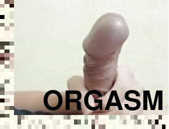 besar-huge, mastubasi, orgasme, homo, sentakkan, teransang, seorang-diri, penis