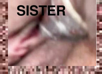 Sneaky condom sex with step sister caught