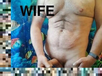 banhos, pai, peluda, masturbação, esposa, maduro, gozando, marido, excitante, sozinho