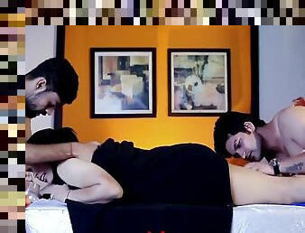 Two Indian Bachelor Boys Booking A Prostitute To Fuck