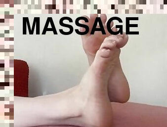 I want you to give me a massage, and then ....