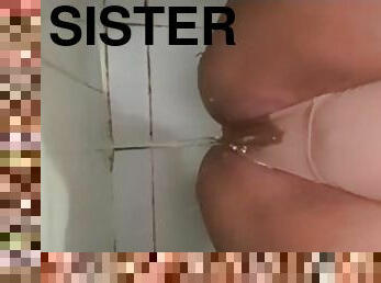 Pissing my panties in the shower