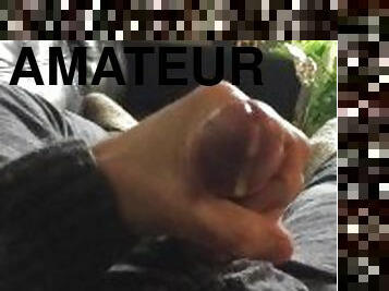 amateur, ejaculation-sur-le-corps, gay, branlette, ejaculation, solo