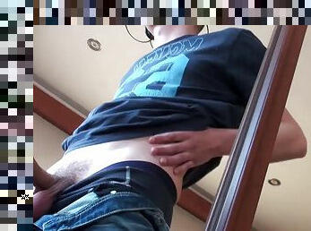 masturbation, maigre, amateur, ejaculation-sur-le-corps, ados, gay, branlette, secousses, première-fois, jeune-18