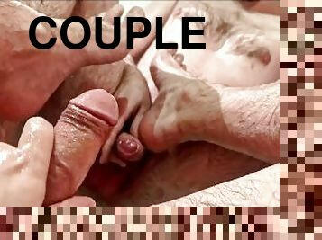 imbaiere, paroasa, masturbare-masturbation, pisandu-se, jet-de-sperma, pula-imensa, gay, cuplu, dublu, picioare