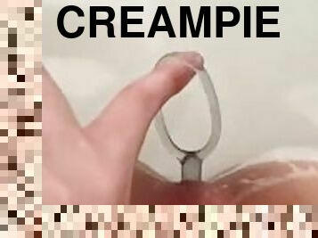 masturbation, amatör, anal, leksak, massage, creampie, pov, vacker-pretty, ensam