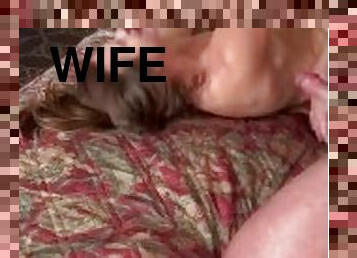 besar-huge, isteri, sayang, cumshot-keluarnya-sperma, jenis-pornografi-milf, ibu, pasangan, pelacur-slut, sudut-pandang, sperma