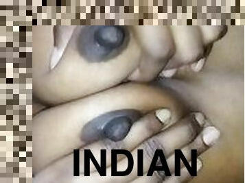 Indian bhabhi cheating his husband in oyo hotel room with Hindi Audio Part 1