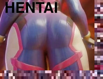 DVA Overwatch Bass Slut 3d pmv hmv