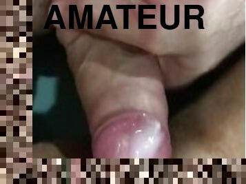 orgasme, amateur, mature, ejaculation-sur-le-corps, milf, maison, française, couple, point-de-vue, petite-amie