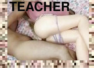 Venezuelan teen gets fucked by her math teacher...hard anal sex