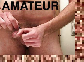 papa, masturbation, amateur, ejaculation-sur-le-corps, point-de-vue, ejaculation, solo, douleur, bite