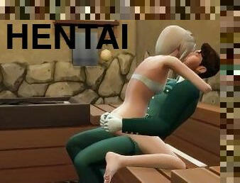 amatööri, suihinotto, julkkis, anime, hentai, sauna, 3d