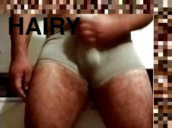 Hairy Man masturbate