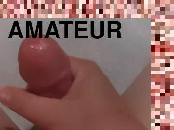 masturbation, amatör, hemmagjord, avrunkning, pov, sprut, ensam, kuk