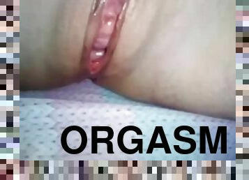 masturbation, orgasme, giclée, amateur, milf, point-de-vue, solo