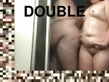 DOUBLE BBW STEP SIS SHOWER STRUGGLE FETISH