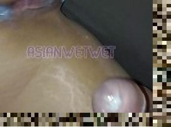 asiatisk, røv, fisse-pussy, anal, udløsning, milf, creampie, røv-booty, kæreste-kvindlig, sperm