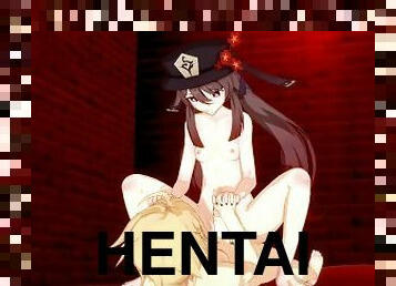 Hu Tao and Aether have intense sex - Genshin Impact Hentai