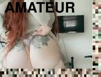 culo, masturbación, amateur, anal, juguete, fetichista, a-solas, inserción