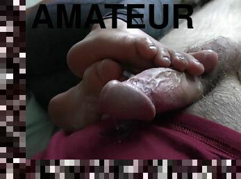 Cock Edging Footjob With Her Toes