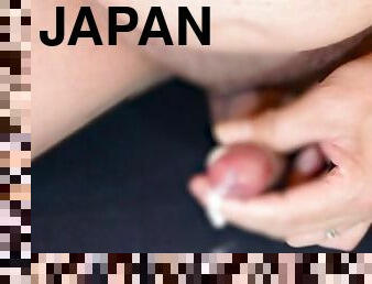 masturbation, ejaculation-sur-le-corps, japonais, bite