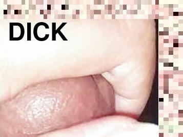 Hot close up dickhead rubbing until cumshot desi Paki girl handjob close cum