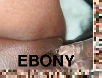 Ebony wife squirting on BBC pt . 2