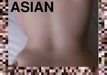 asiático, traseiros, amador, babes, adolescente, penetração-de-braço, rabo