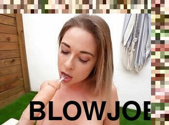 store-pupper, ekstrem, utendørs, offentlig, amatør, blowjob, tenåring, tysk, deepthroat, blond