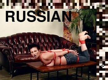 ロシアの, bdsm, フィート, ボンデージ, ジーンズ