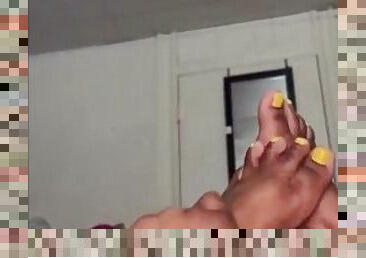 Sexy Feet Worship after Nail Salon ????????????????????
