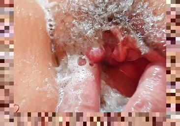 JuicyDream - Nasse Spiele in der Badewanne 2 - Pussy und Schaum