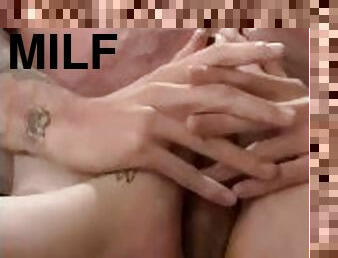 onani, amatør, milf, par, fødder, synsvinkel, pæn, fetish, tæer