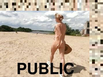 nudist, public, rusoaica, amatori, bunaciuni, plaja, blonda, fetish, exchibitionist, pozat-tatele