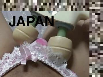 asia, mastubasi, cumshot-keluarnya-sperma, jepang, waria, sperma, seorang-diri, celana-dalam