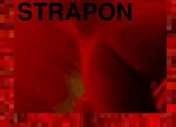 rumpe, svær, orgasme, strapon, kone, amatør, anal, ebony, stor-pikk, leke