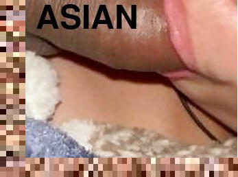 asian, anjing, gemuk, dubur, menghisap-zakar, tegar, creampie, perempuan-besar-and-gemuk, pov, berahi