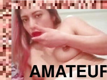 masturbation, fitta-pussy, amatör, anal, tonåring, fingerknull, ensam, vått