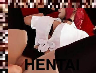 hentai, kedjad, hårt