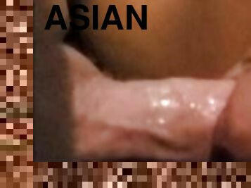 An Asian needs to eat! (I make him edge and cum 3 times)