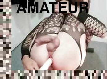 amatør, anal, stram, dildo, rumpe-butt