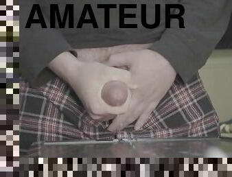 svær, onani, amatør, cumshot, cum, massiv, alene