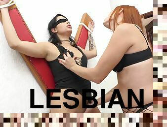 lesbienne, bdsm, brésil, fétiche, bondage, brunette