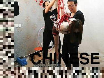 Chinese Bondage - Red Rope Suspension