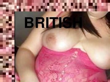 masturbação, esguincho, amador, babes, mulher-madura, brinquedo, preto, meias, excitante, britânico