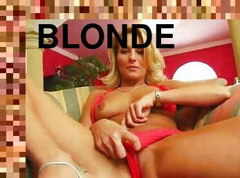 anal, hardcore, blondynka, przekłute, bikini, ogolone