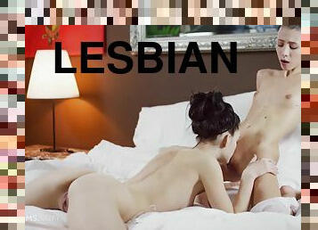 Beautiful Lesbian Couple And Getting Really Horny While Watching Porn With Anie Darling And Stefanie Moon