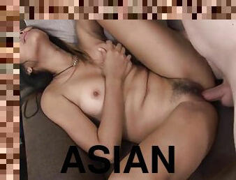 Asian Zara Takes A Break While Having Sex